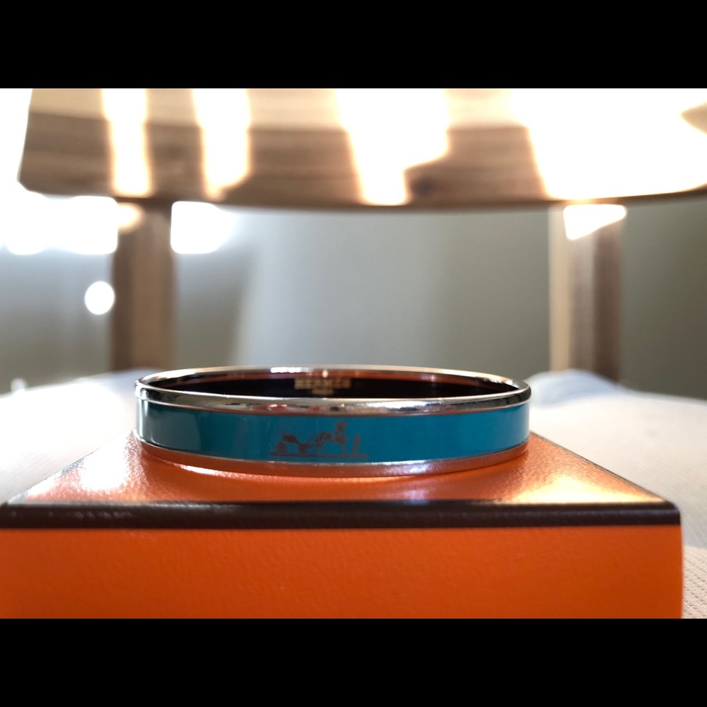 Hermes enamel bangle
